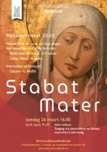 Stabat Mater. Muziek van Pergolesi en Sances
